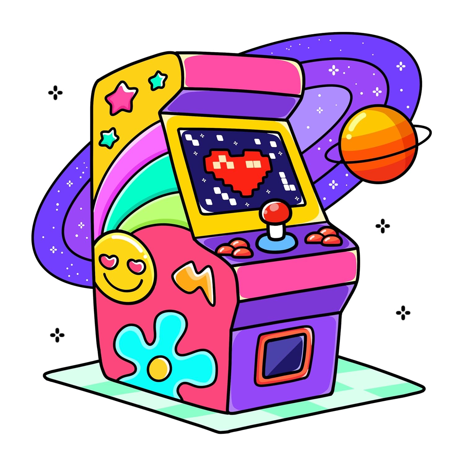 Nostalgia: Rewind and Chill Coloring Book for Adults and Teens - Preview 1