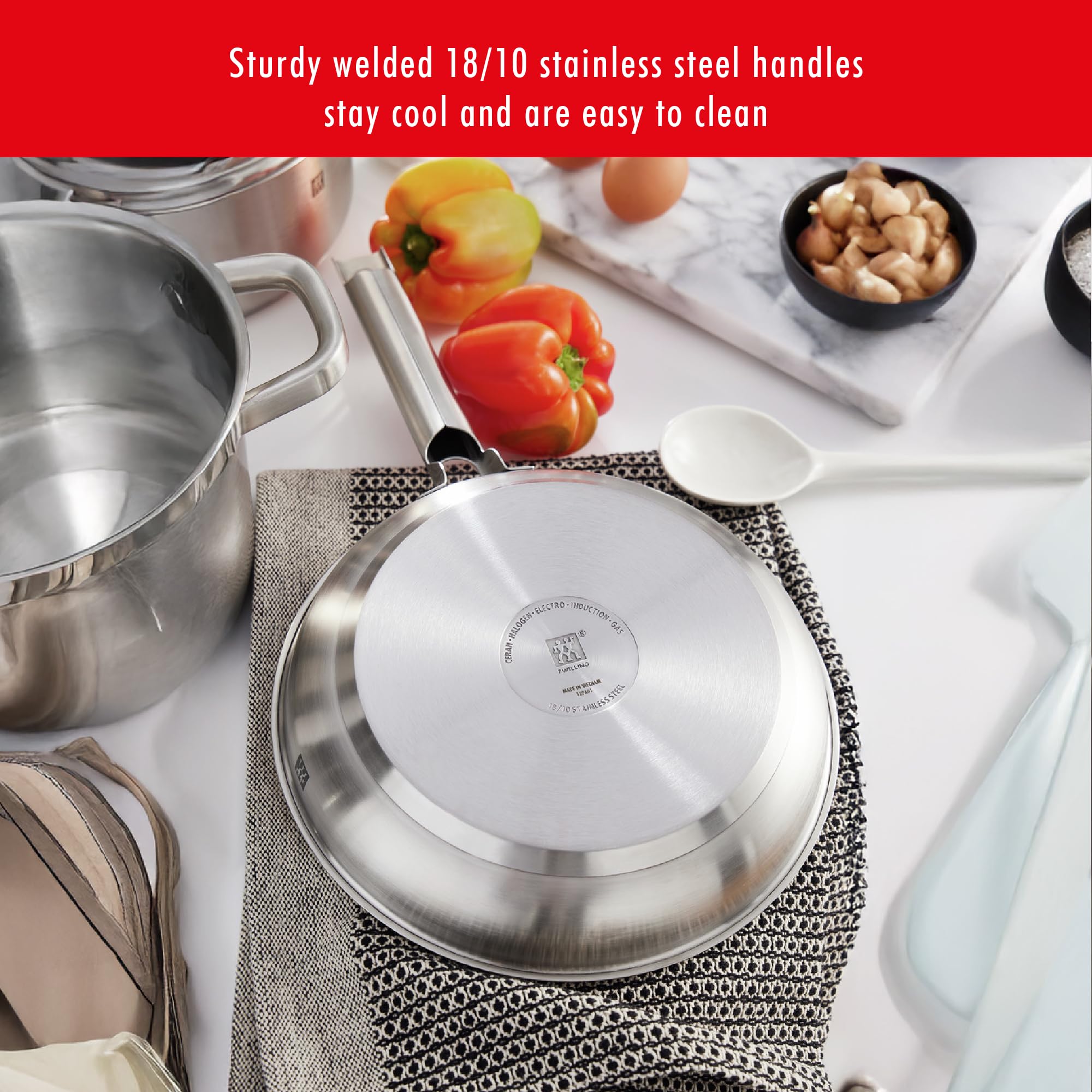 ZWILLING Joy 11 Piece 18/10 Stainless Steel COOKWARE Set : Amazon