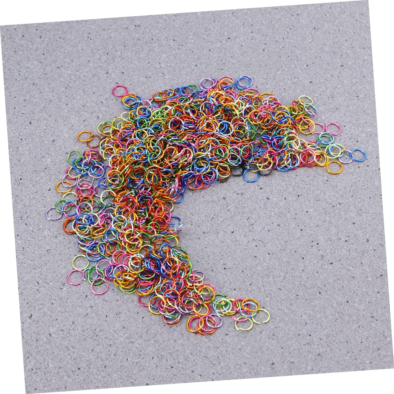 3200pcs DIY Jewelry Accessories Aluminum Rings Connecting Jump Rings Jewelry Wire Mixed Colors