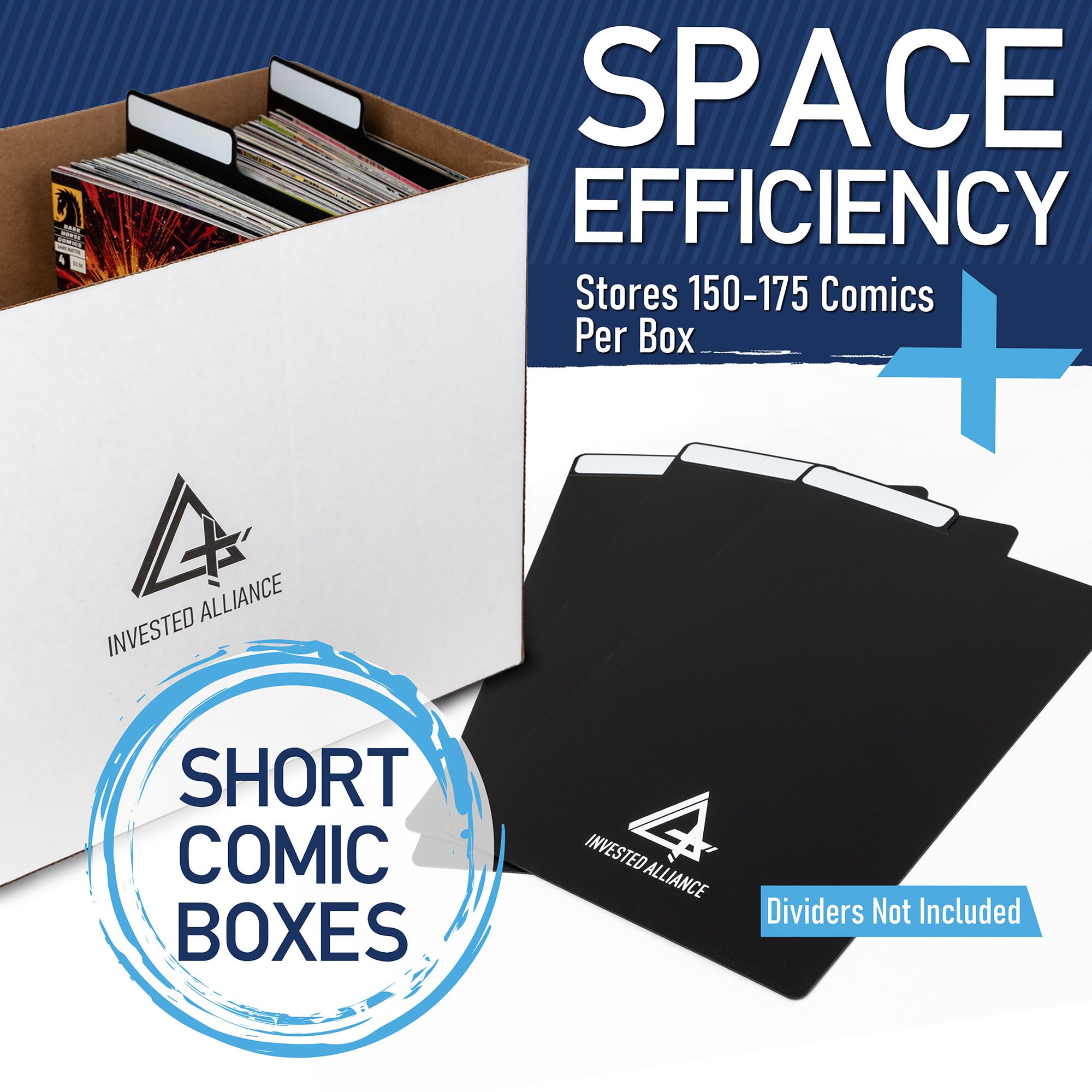 DC Comic Storage Box 3 Comic Book Storage Boxes - White Cardboard Boxes ...
