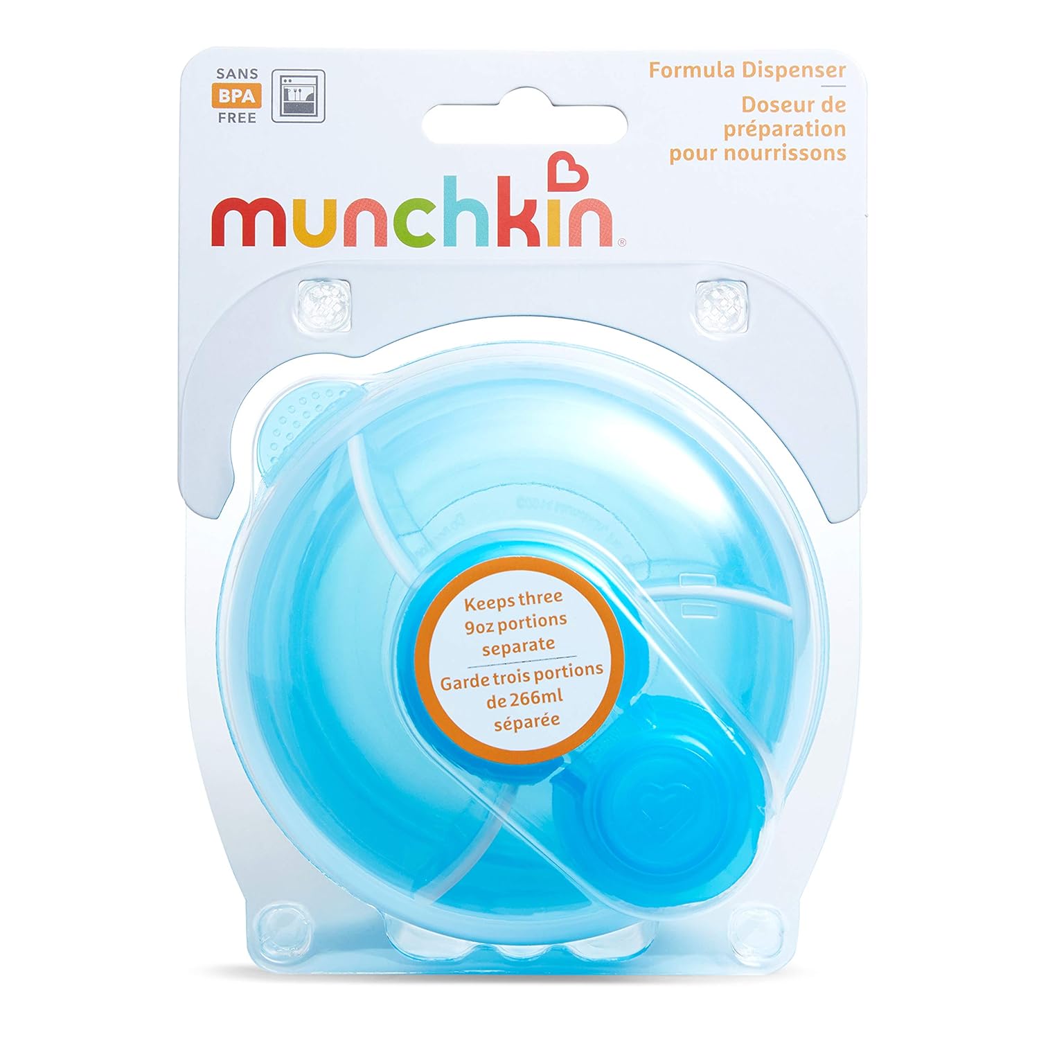 Munchkin Formula Dispenser, Blue, 2 Pack : Baby