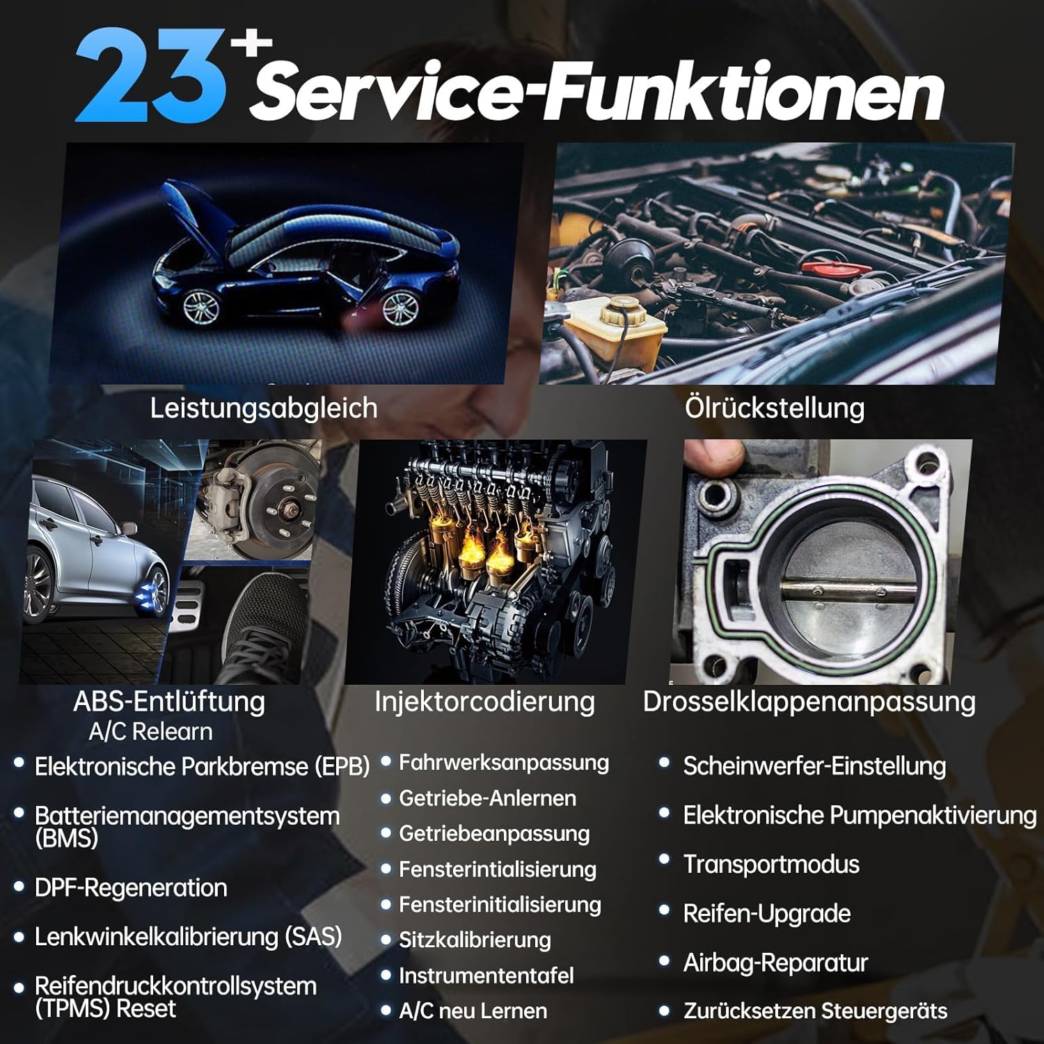 XTOOL Anyscan A30M 23+ service functions