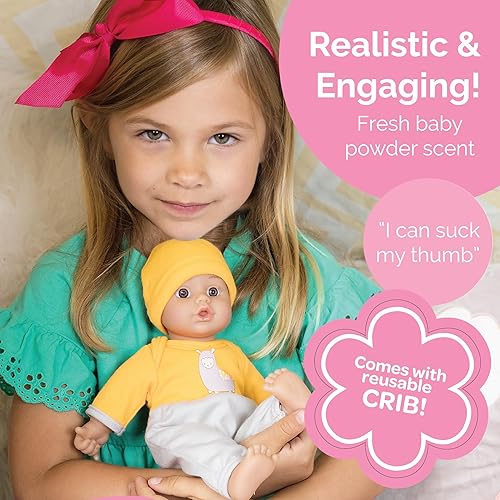 Miniatura 16 de Adora Sweet Baby Boy Peanut muñeco de bebé lavable a máquina, exclusivo de Yaxa, para niños mayores de 1 año