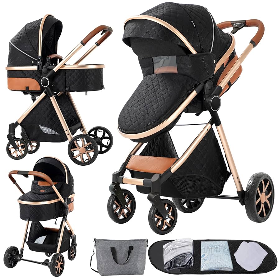 Amazon.com : 2 in 1 Baby Stroller, Convertible Foldable
