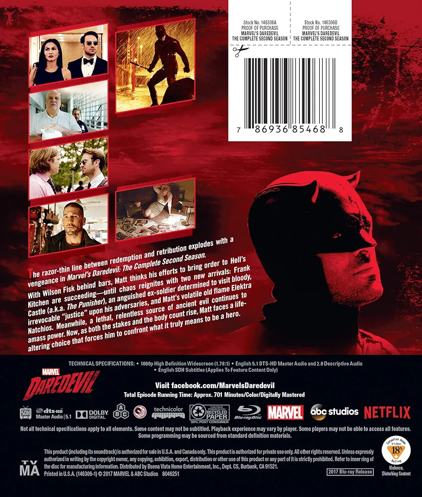Amazon.com: Daredevil: The Complete Second Season : Elden Henson