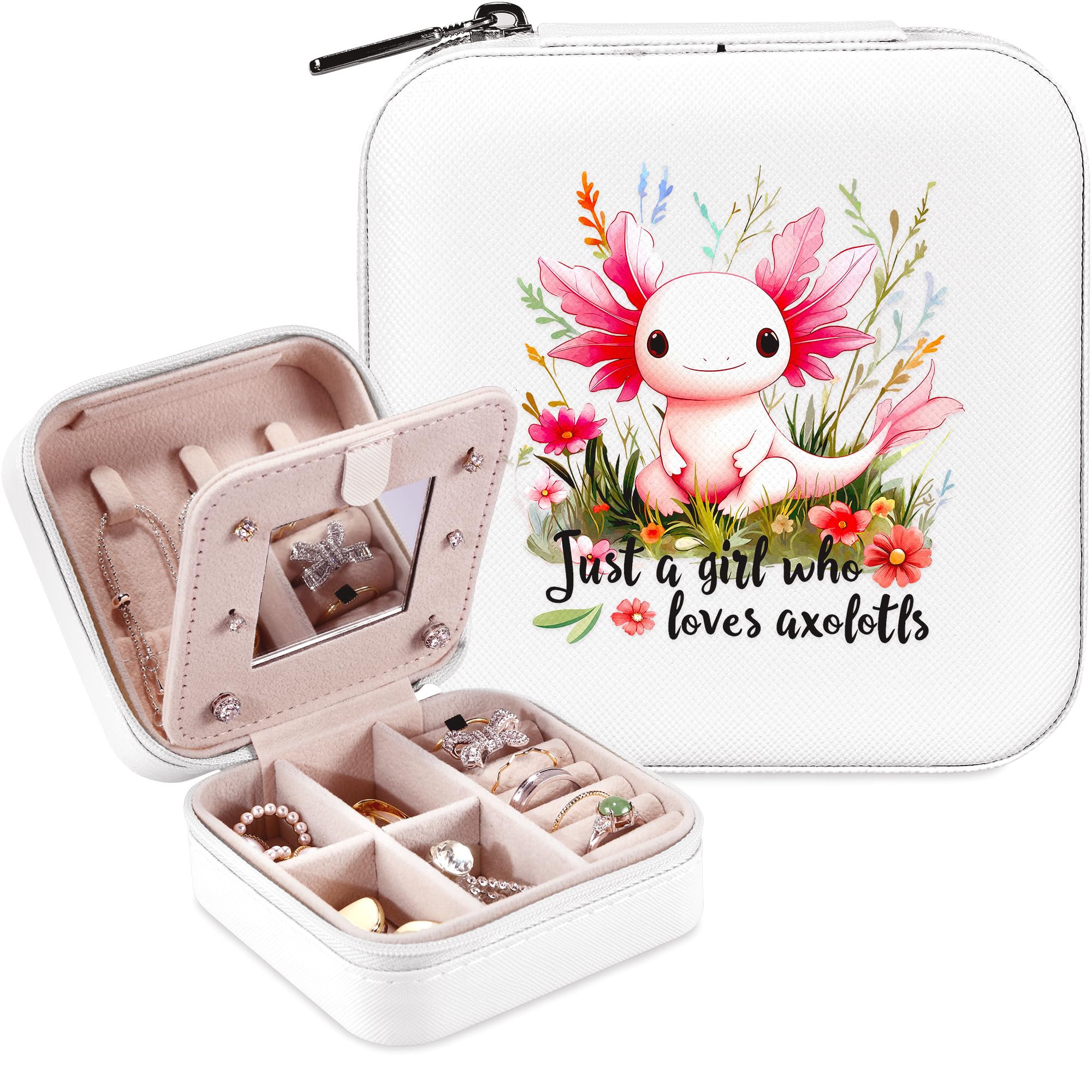 Amazon.com: BJDAMAI Axolotl Jewelry Box, Gifts For Teens Girls Age