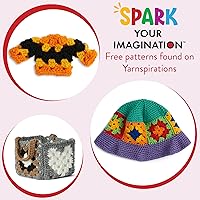 Vista 5 de Kit de Crochet de Super Hilo Red Heart Super Saver con Accesorios para Proyectos de Crochet, Tejido y Amigurumi