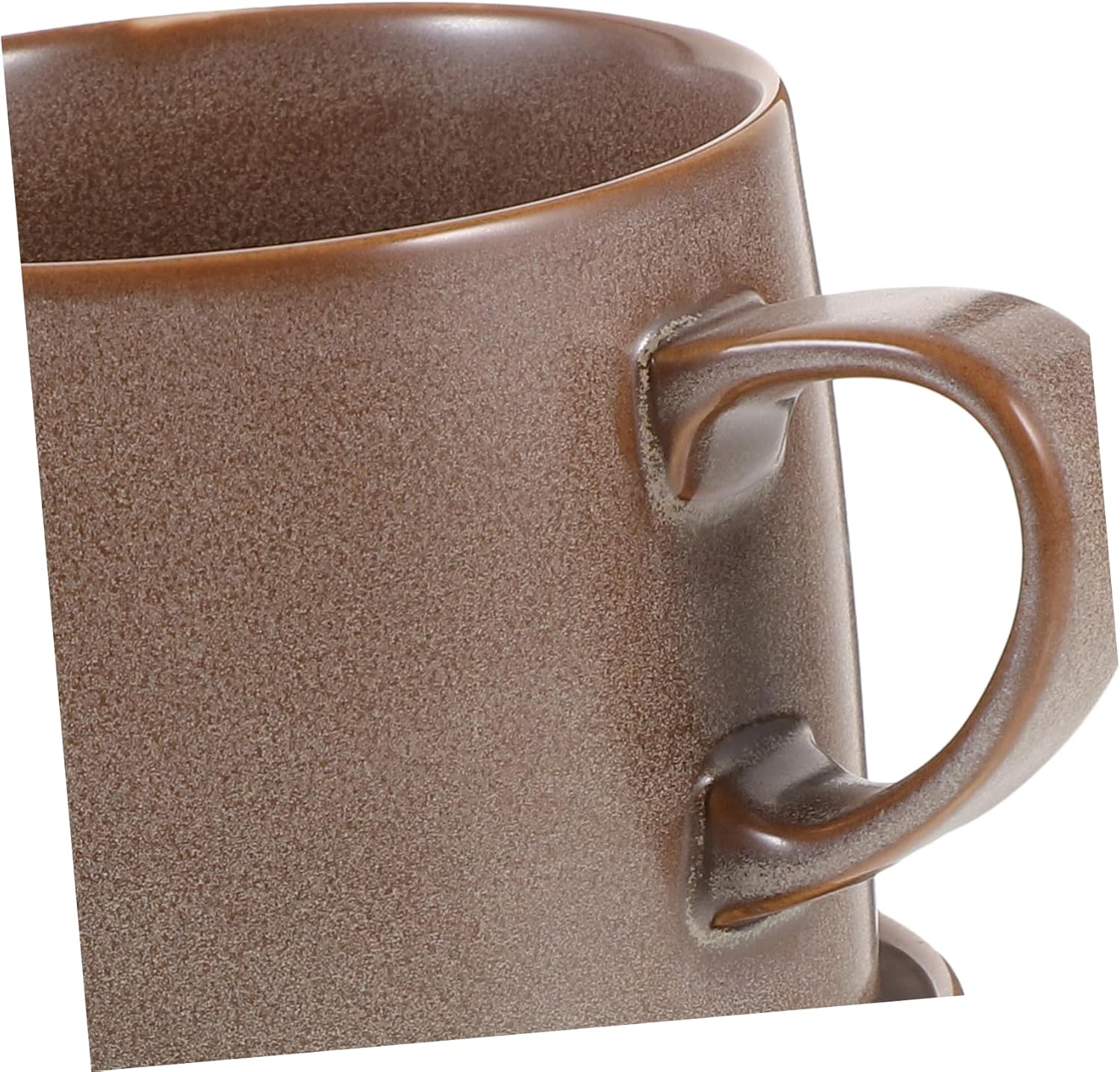 1 Set Ceramic Coffee Mug with Saucer Breakfast Cup and Plate Elegant Deep Daily Use for Tea and Coffee and Easy to Clean