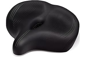 Saddle for a Smoother Ride: Oversized Comfort Bike Saddle
