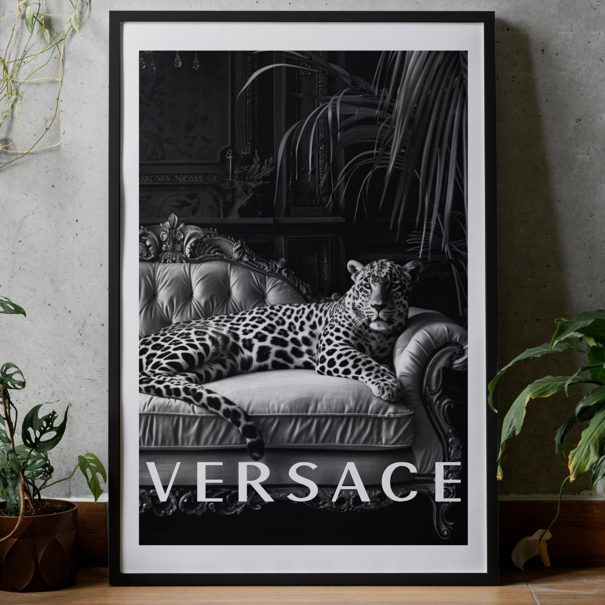 MJ-GRAPHICS® | Mood Poster Set Fashion Luxus - Schwarz-Weiß - Elegant, Luxuriös, Boutique Lifestyle, Coco - Dekorative Wandkunst Premium für Schlafzimmer Wohnzimmer - 6xA2 Kunstdrucke - ohne Rahmen