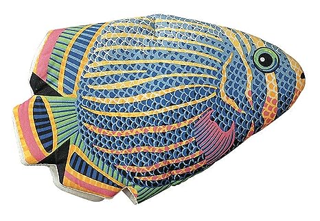 Tropical Fish Oven Mitt, Quilted Cotton, Designed for Light Duty Use, by Boston Warehouse