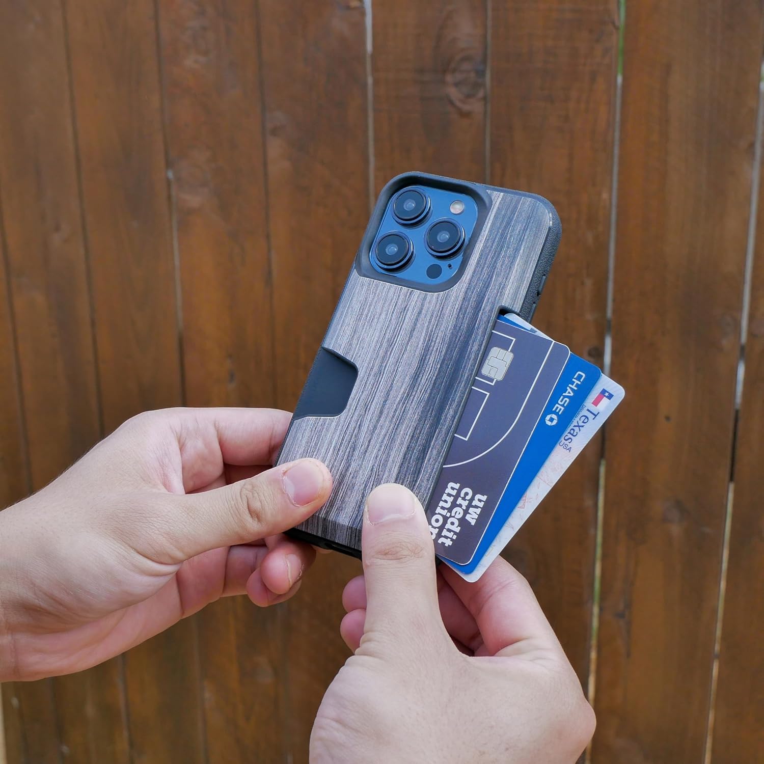 Smartish® iPhone 15 Pro Wallet Case - Wallet Slayer Vol. 1 [Slim + Protective] Credit Card Holder - Drop Tested Hidden Card Slot Cover Compatible with Apple iPhone 15 Pro - Graspin' Aspen - Image 8