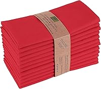 Vista 31 de Set de 12 servilletas de tela de 85% algodón y 15% lino para uso diario de tamaño grande, servilletas especiales de Pascua con esquinas ingletadas