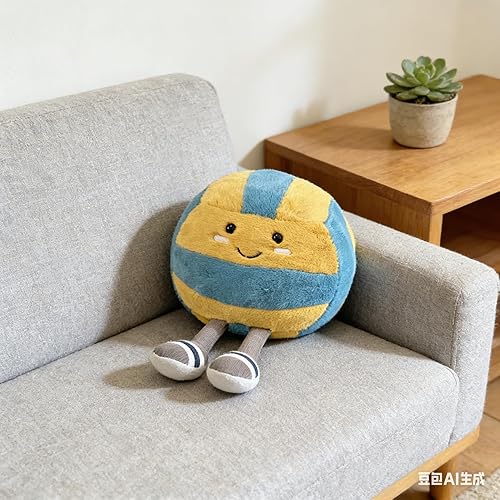 Miniatura 2 de Linda almohada de felpa deportiva suave para voleibol, divertidos regalos de voleibol para adolescentes y niños Voleibol,Almohada de