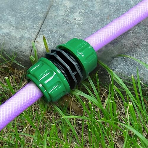 Miniatura 7 de BlingKingdom Extensor de conector de reparación de manguera para unirse a manguera de jardín de 12 pulgada, conexión de reparación rápida, manguera