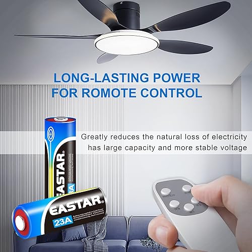 Miniatura 2 de EASTAR BTS Batería de 23 A 12 V  Baterías alcalinas de 12 voltios para control remoto 6 unidadespaquete Batería A23 de 55 mAh para ventiladores de