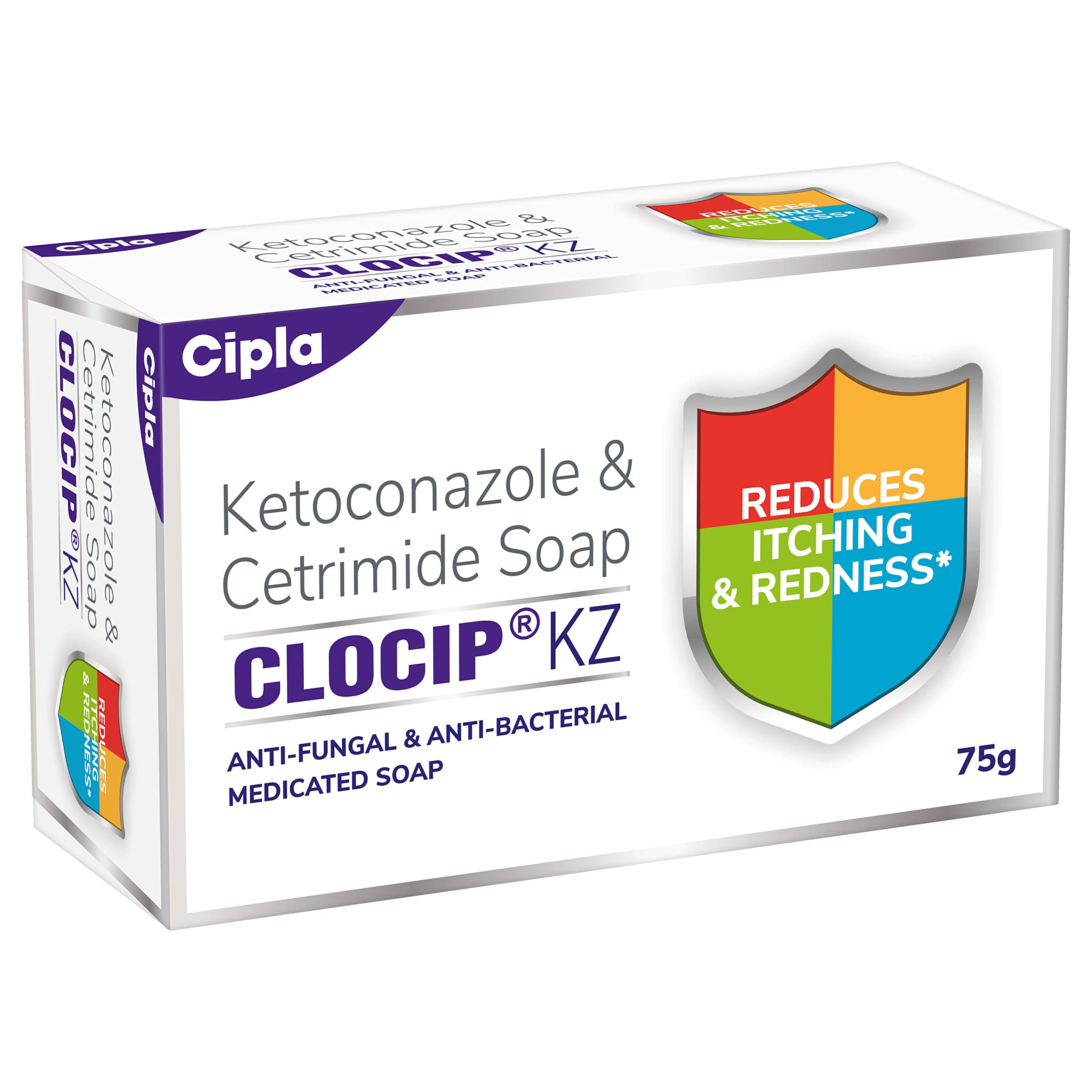 Clocip KZ soap - Grade 1 soap that Fights Fungal Infection and itching - Pack of 4-picture-17