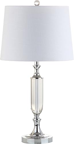 Miniatura 7 de JONATHAN Y JYL2046A Bella - Lámpara de mesa LED de cristal de 27 pulgadas, lámpara de mesita de noche contemporánea para dormitorio, sala de estar,