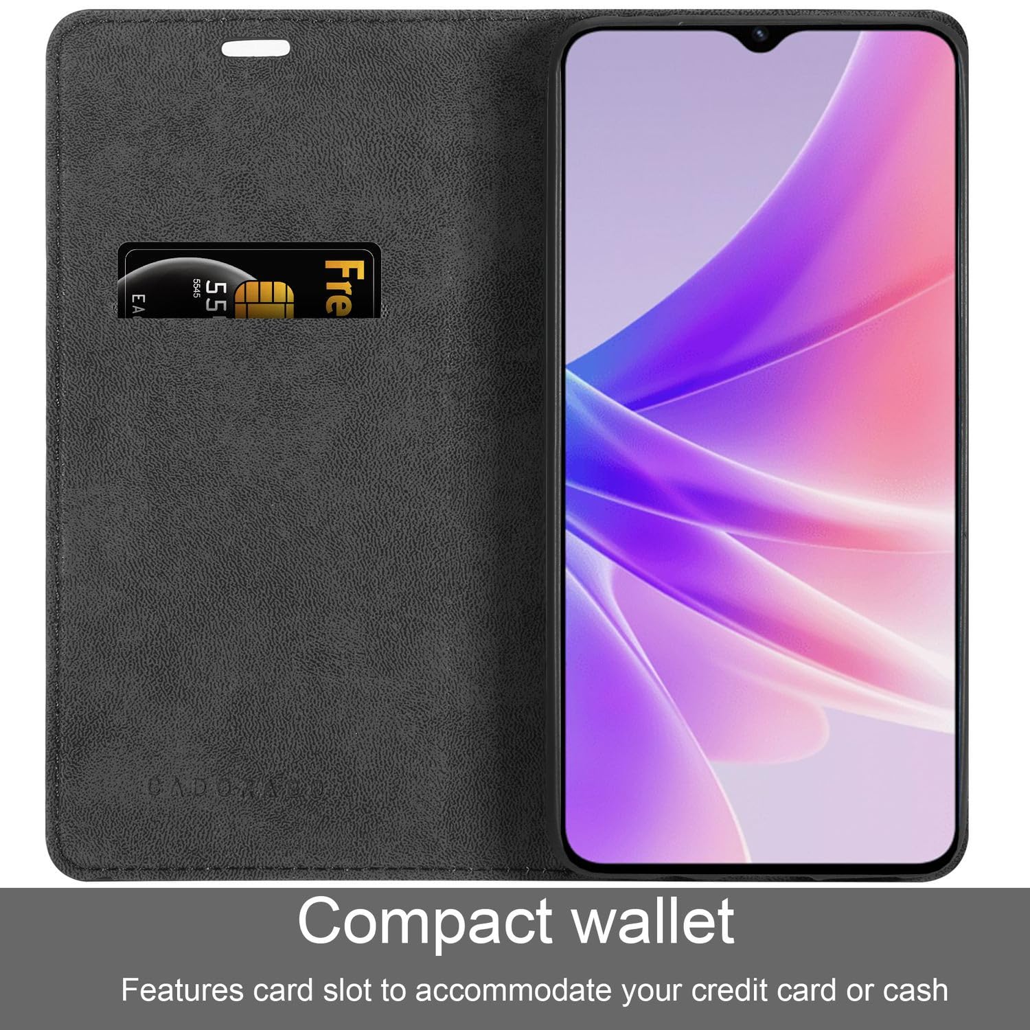 Custodia Rosso Lusso per Oppo Find X3 Pro - Portafoglio Cadorabo
