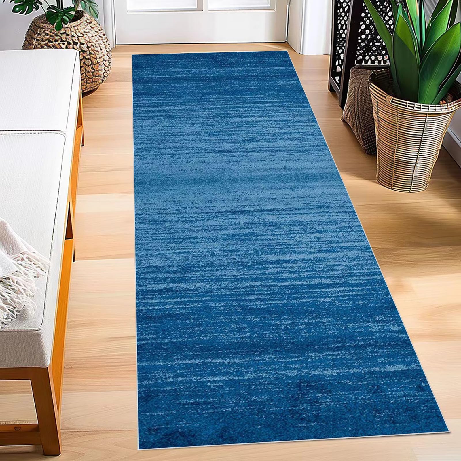 Lange tapijtloper voor de gang, 60 x 160 cm, wasbaar vloerkleed, voor keuken, robuuste gangloper, deurmat voor binnen, antislip traptapijt voor ingang, voordeur, hal, hal en woonkamer Lange tapijtloper voor de gang, 60 x 160 cm, wasbaar vloerkleed, voor keuken, robuuste gangloper, deurmat voor binnen, antislip traptapijt voor ingang, voordeur, hal, hal en woonkamer
