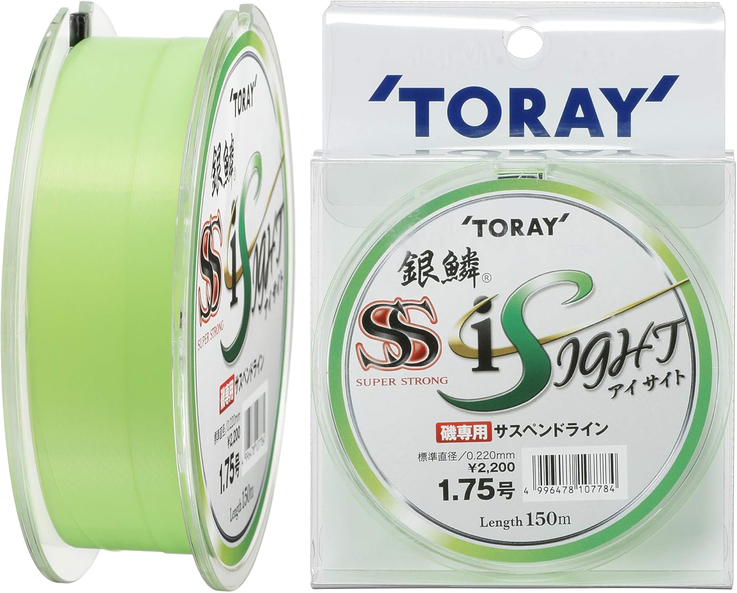Toray 銀鱗 su-pa-sutorongu aisaito 150 m