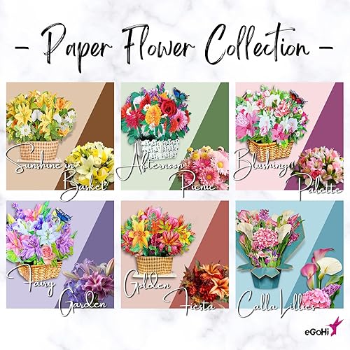 Miniatura 6 de Tarjeta grande de papel con cesta de flores, tarjetas desplegables, 10 pulgadas con tarjeta de notas y sobre - Picnic por la tarde