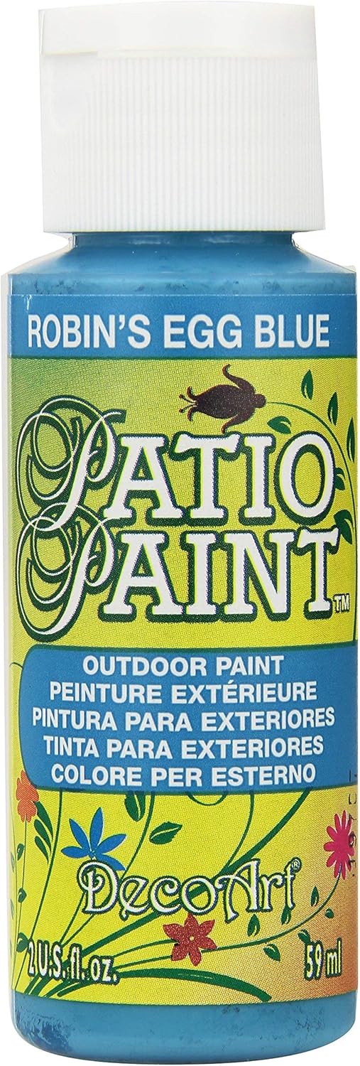 DecoArt Patio Paint, 2Ounce, Robin's Egg Blue