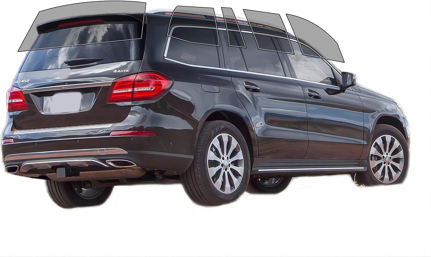 AUTOTEK Precut Window Tint Film Front Two Door Windows Tint Film Cars Sun Blocking Protection Privacy Anti Shatter Glass 2 Ply Computer Cut Any Tint Shade for Mercedes Benz GLS 2017-2019