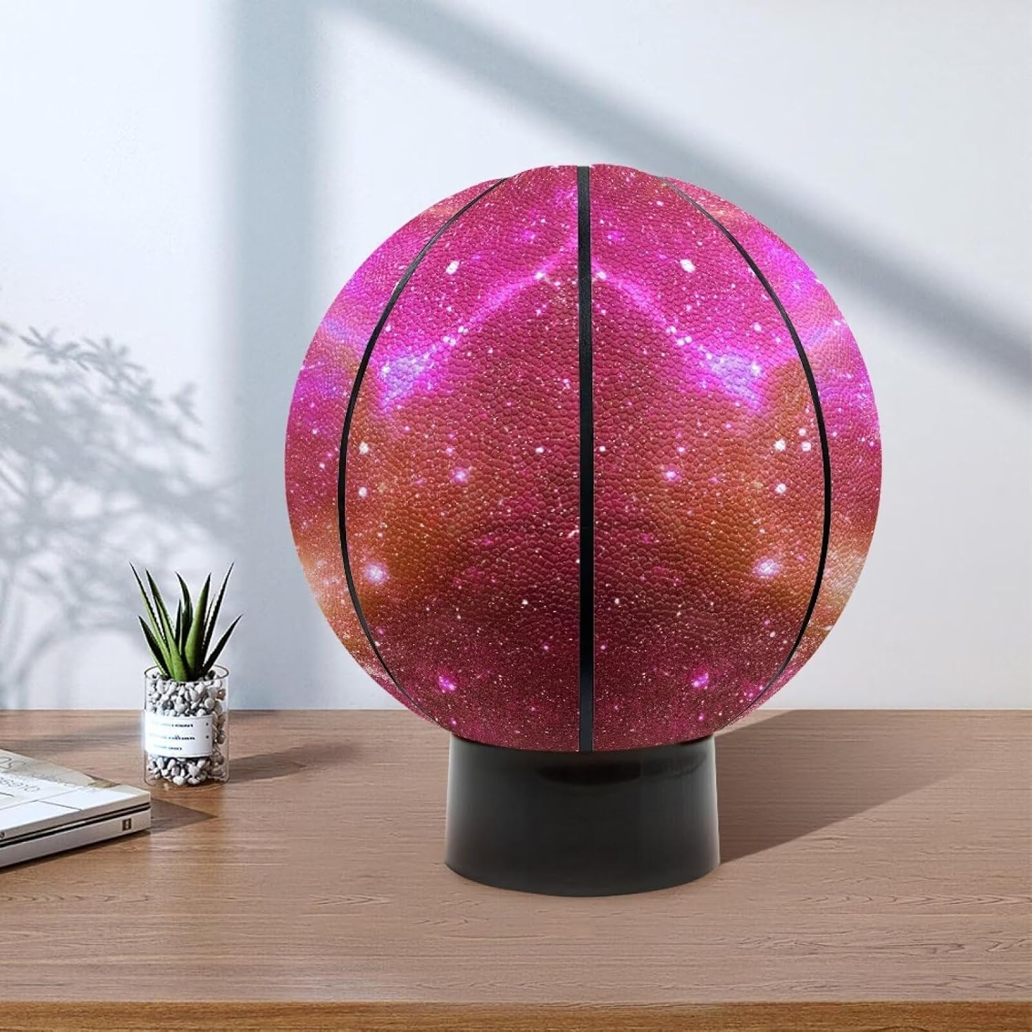 Galaxy Custom Size 5/7 Basketball, Personalized Name Basketball for Senior Night, Birthday