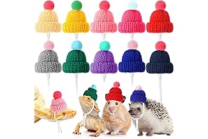 Kajaia 10-Piece Christmas Hamster Accessories: Cozy Comfort for Your Small Pet