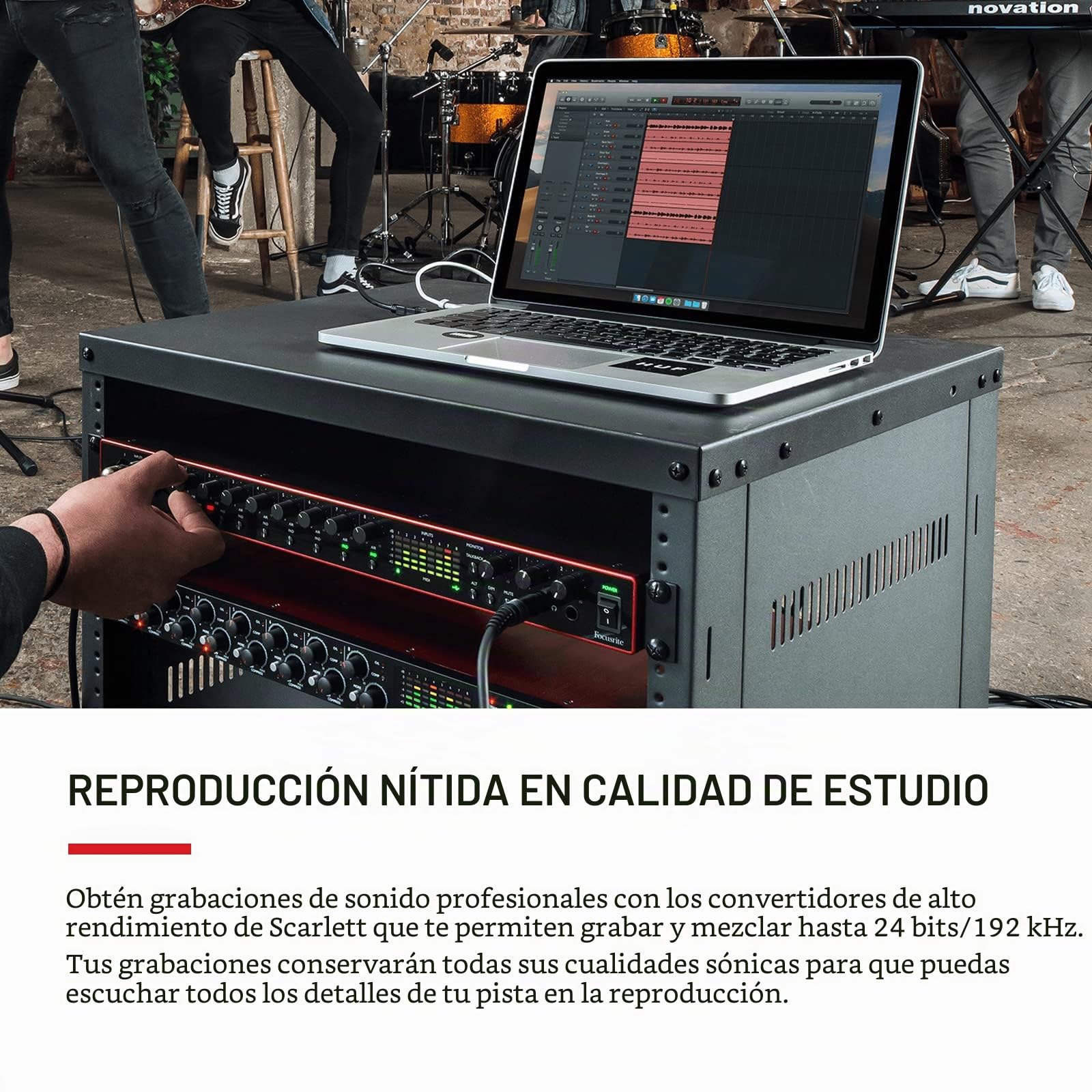 Interfaz de audio USB Scarlett 18i20 de 3.ª gen. de Focusrite para