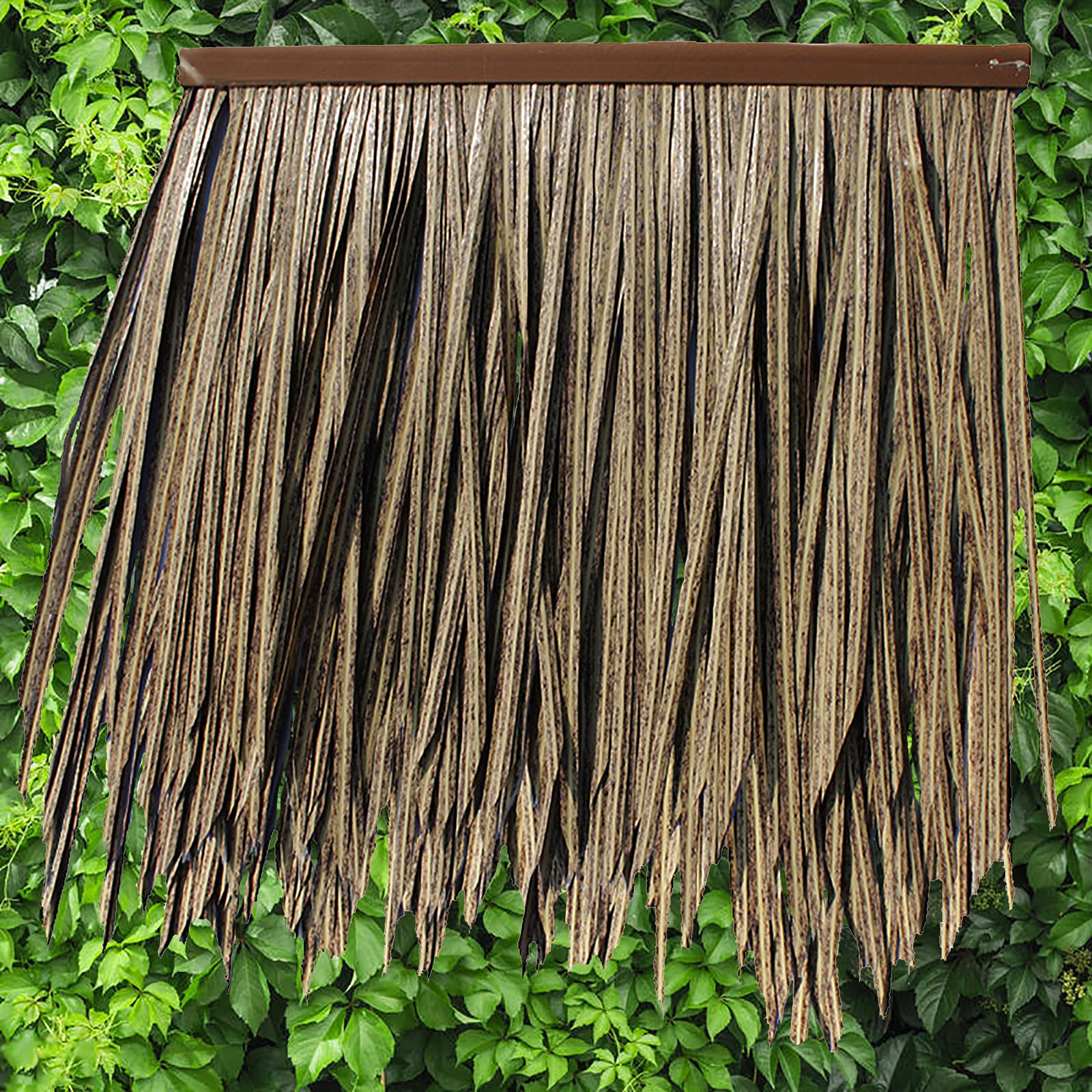Toit en paille de chaume artificielle ignifuge palmier 0,5x0,5m pour gazebo et bar