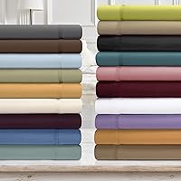 Vista 5 de 100% algodón egipcio de 650 hilos, juego de fundas de almohada estándar de 2 piezas, una sola capa, sólido, azul bebé