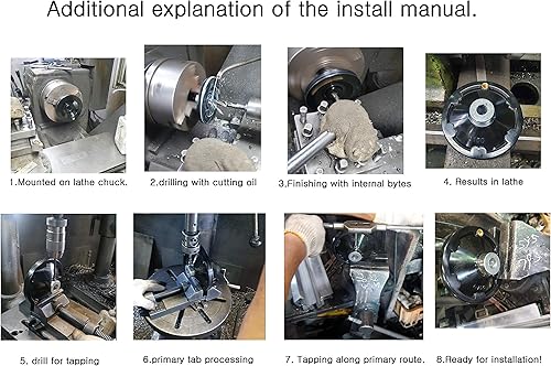 Miniatura 3 de DONGYANG Ind. Co., Volante premium de 4 pulgadas con perilla giratoria de agarre después del procesamiento por el usuario, se utiliza para máquinas