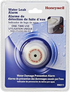 Honeywell RWD11 Water Alarm,White