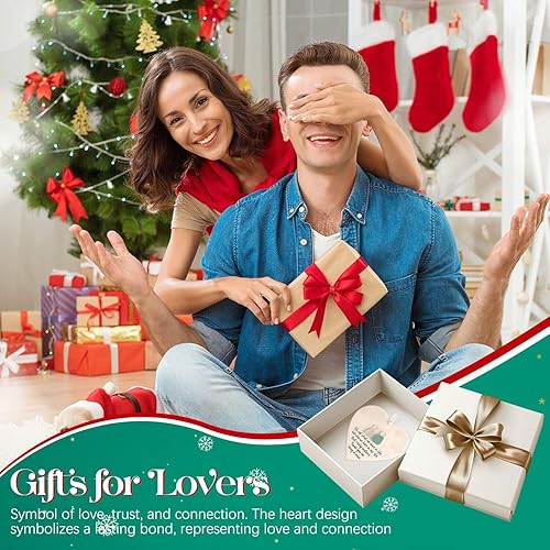 Miniatura 5 de Decoración de la amistad de cristal de mar en forma de corazón, recuerdos en forma de corazón de amistad eterna, arte de cristal de mar, adornos de