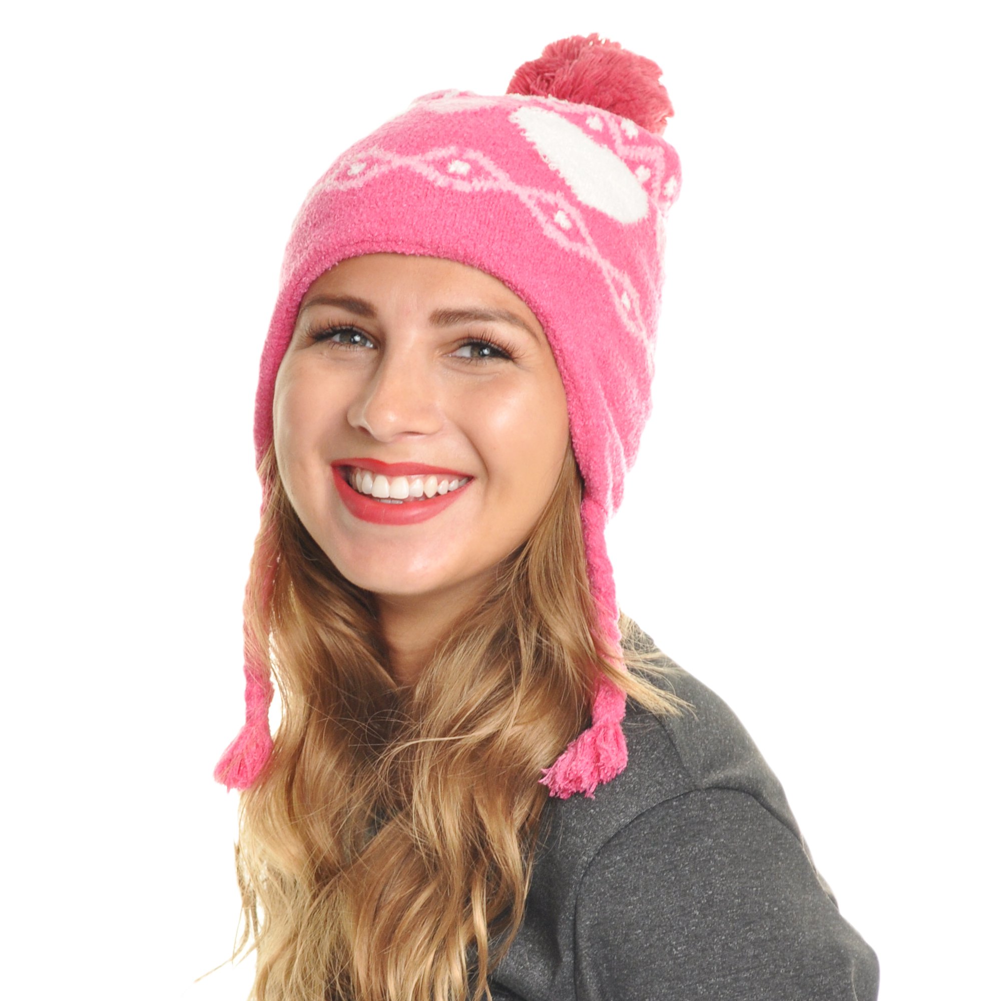 Angelina Super Soft, Double-Layer Microfiber Beanie/Pilot Cap
