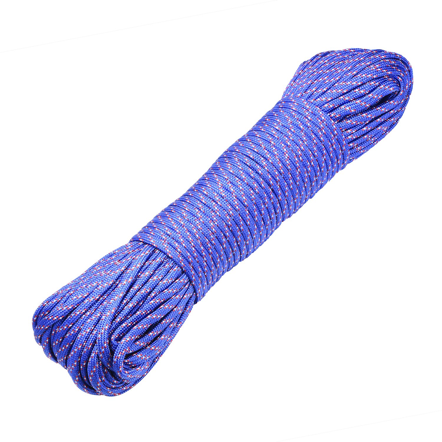DonDon Cuerda de 30 Metros de Nylon Cuerda de Paracord Cuerda de Supervivencia para Actividades al Aire Libre, para Camping y para Manualidades 4 mm – 7 filamentos Verde Oscuro Camouflage — view 21