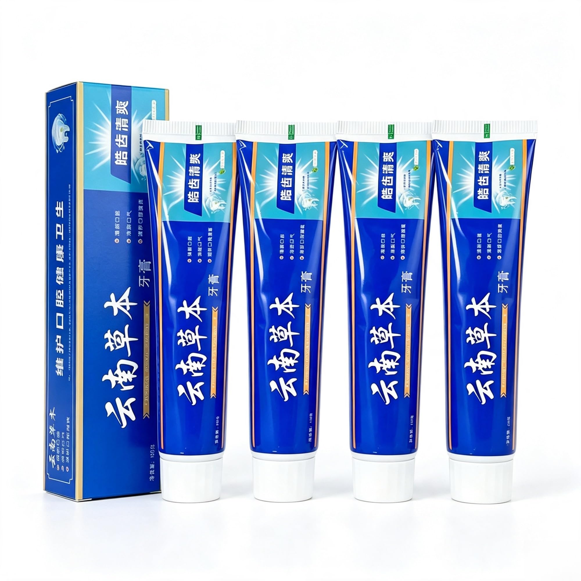Yunnan Kräuter-Minz-Zahnpasta 180 g, fluoridfrei, frischer Atem