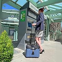 Vista 3 de JKM and Company - Maletín compatible con iPad de computadora, portátil, tableta, bolsa de transporte Compatible With, Computer, iPad, Laptop