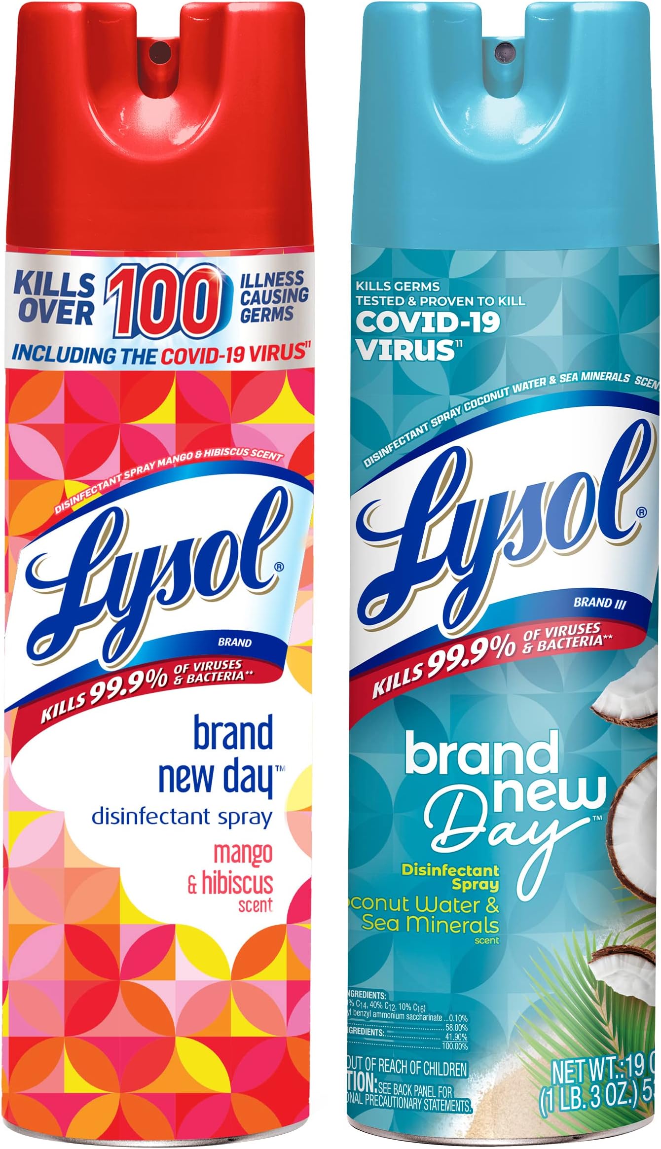 Lysol Disinfectant Spray Multi Scent Bundle Mango