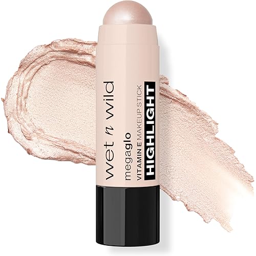 wet n wild MegaGlo Makeup Stick, Buildable Color, Versatile Use, Cruelty-Free & Vegan - When the Nude Strikes