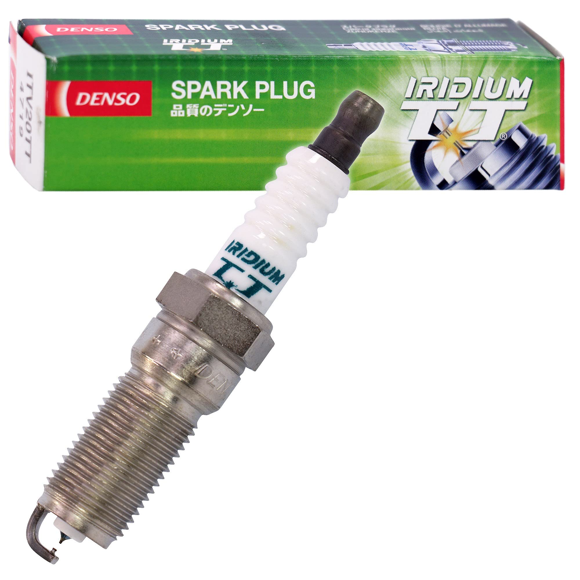 Denso (4719) ITV20TT Iridium TT Spark Plug, (Pack of 1)