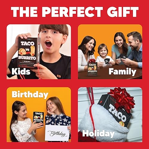 Miniatura 2 de Taco vs Burrito Juego de cartas y paquete de expansión de 2  Noche de juegos familiares y juego de fiesta para niños, adolescentes y adultos  2  8
