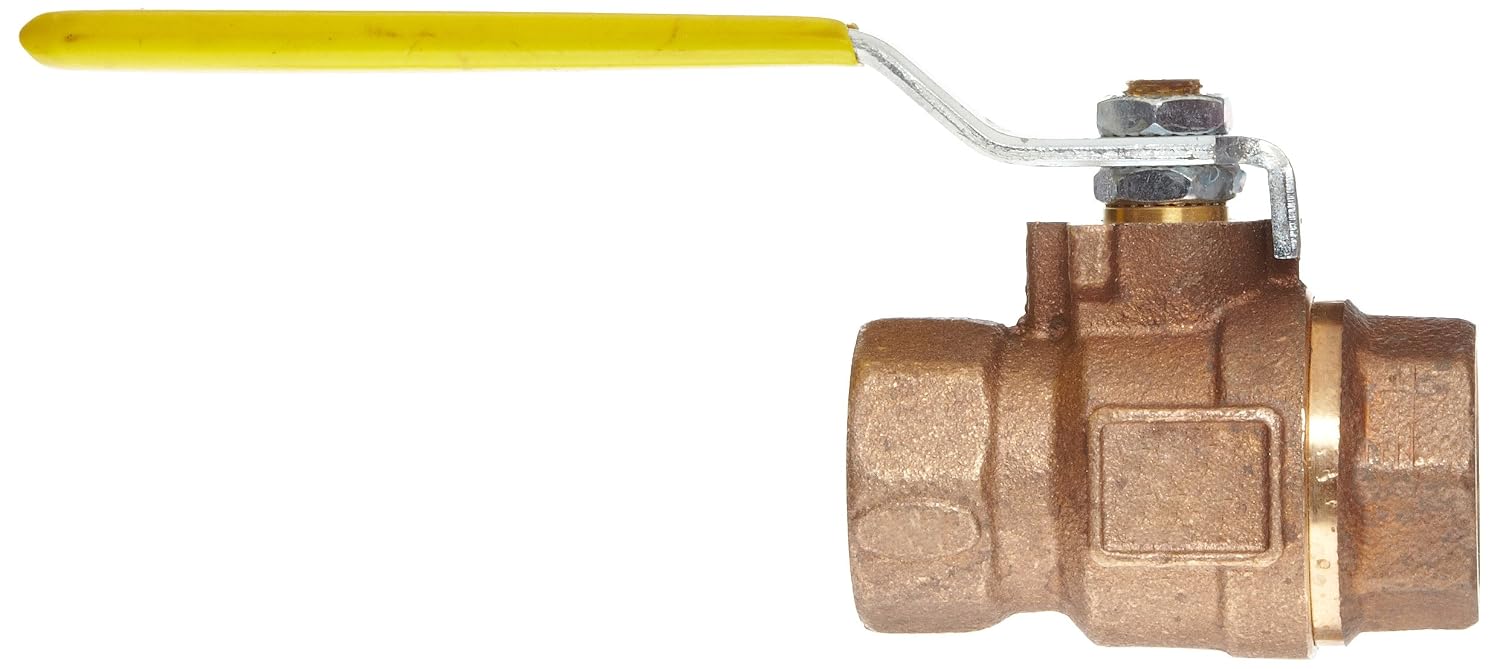 Apollo 77CLF-100 Series Bronze Ball Valve, Potable Water Service, Two Piece, Inline, Lever, 3/4" NPT Female