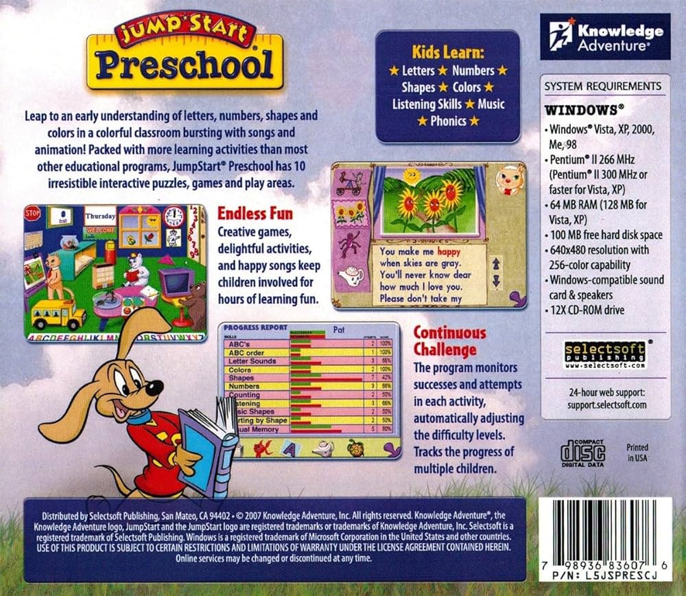 Amazon.com: Jumpstart Preschool for ages 2 - 4 years : Video Games