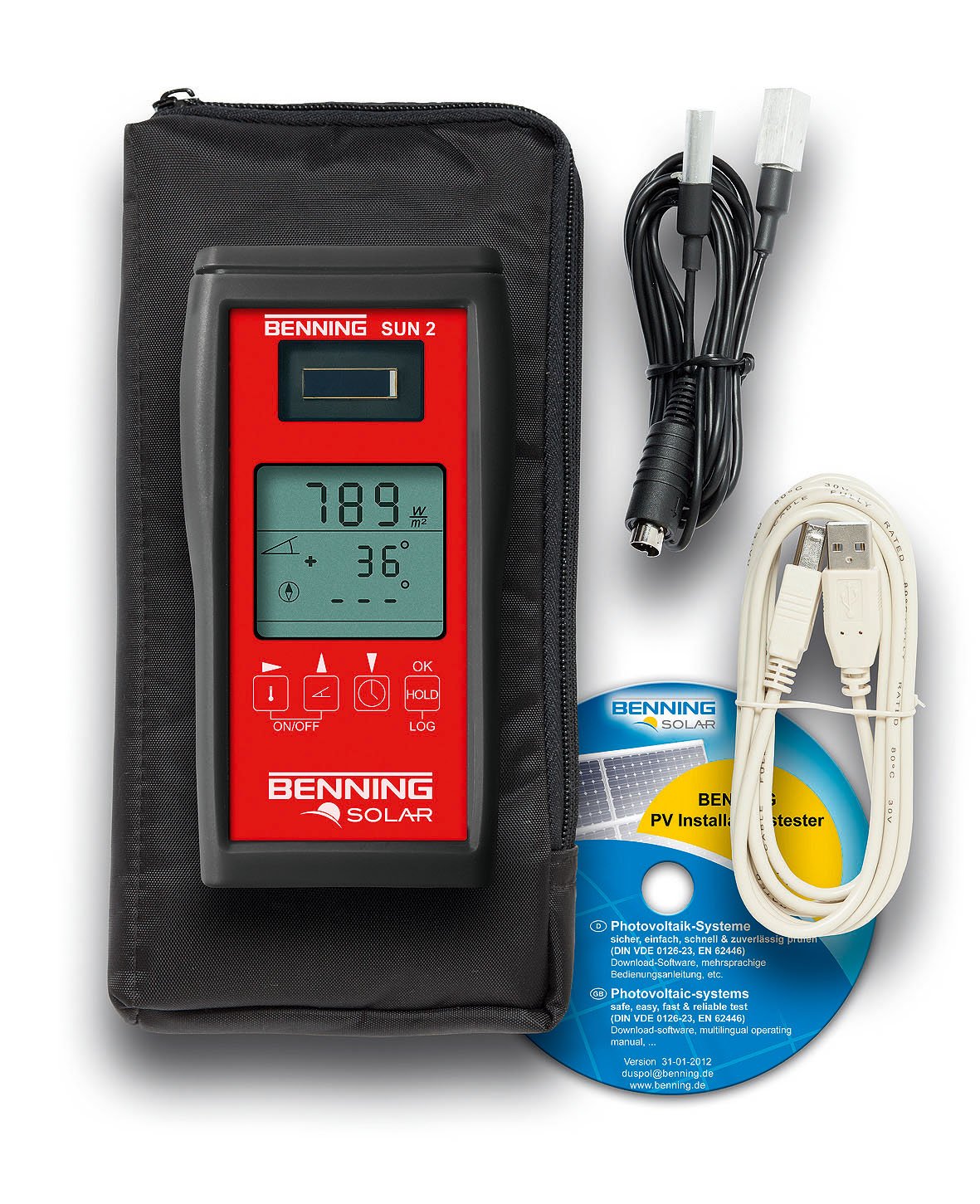 Image secondaire de Thermomètre et Mesureur de Rayonnement Benning SUN 2