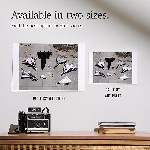 Miniatura 6 de Lantern Press 8x12 Art Print, 1997 Dryden Research Aircraft Fleet on Ramp Photograph