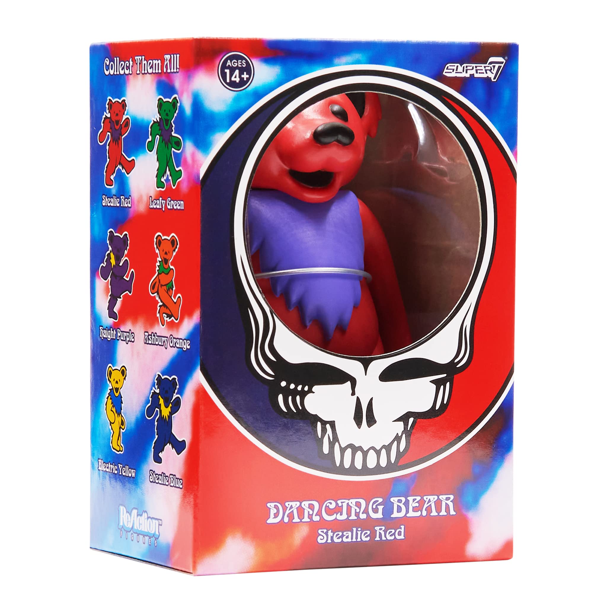 Amazon.com: Super7 Grateful Dead Dancing Bears Box Flat - (6