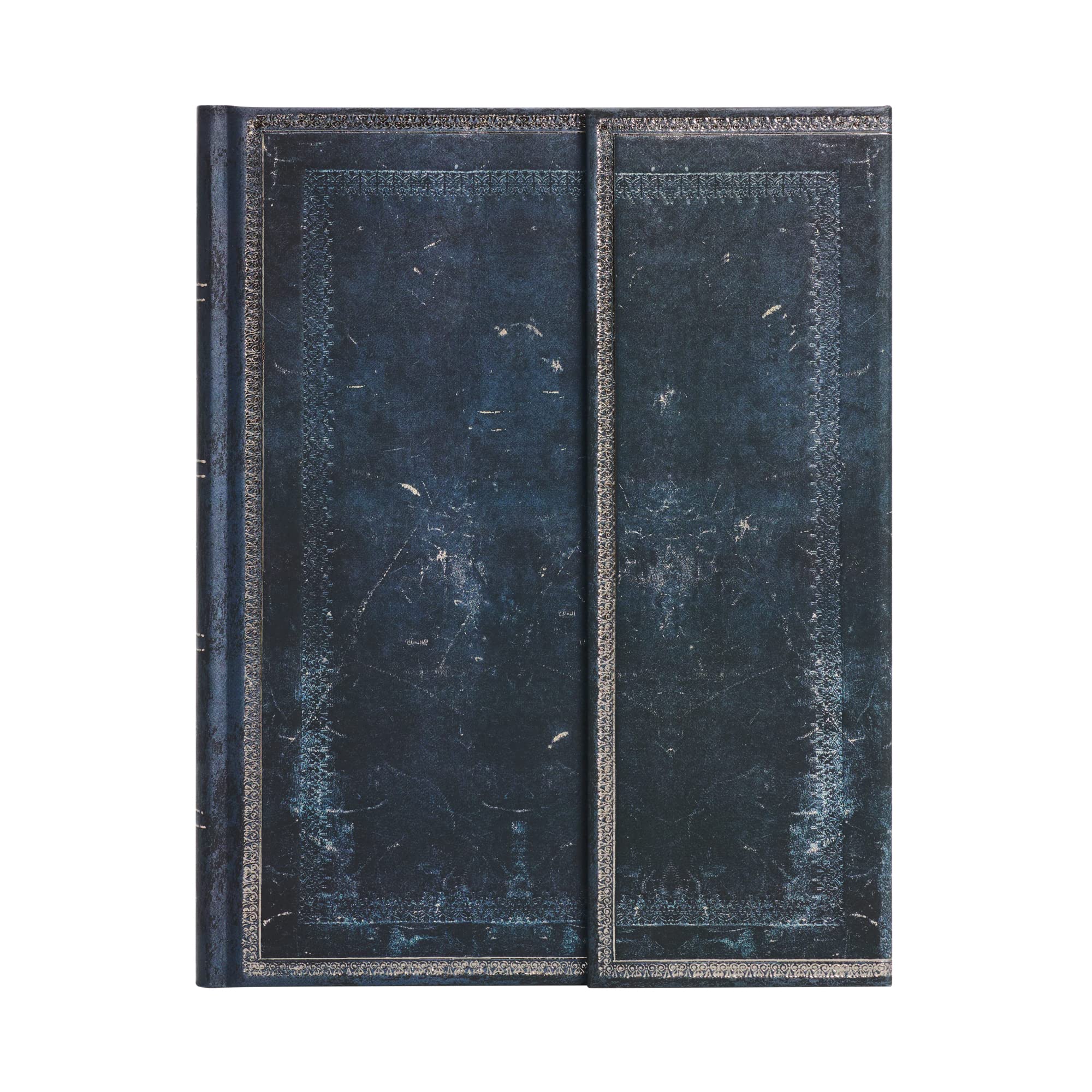 Inkblot (Old Leather Collection) Ultra Lined Journal (Wrap Closure): Hardcover, 120 gsm, ribbon marker, memento pouch, wrap closure